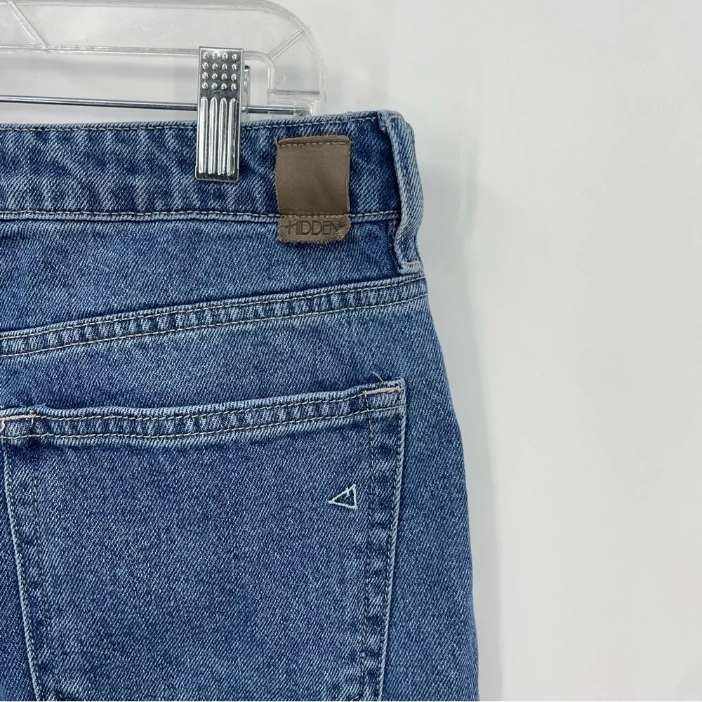 Stylish Blue Straight Leg Jeans for Women - Picture 6 of 11